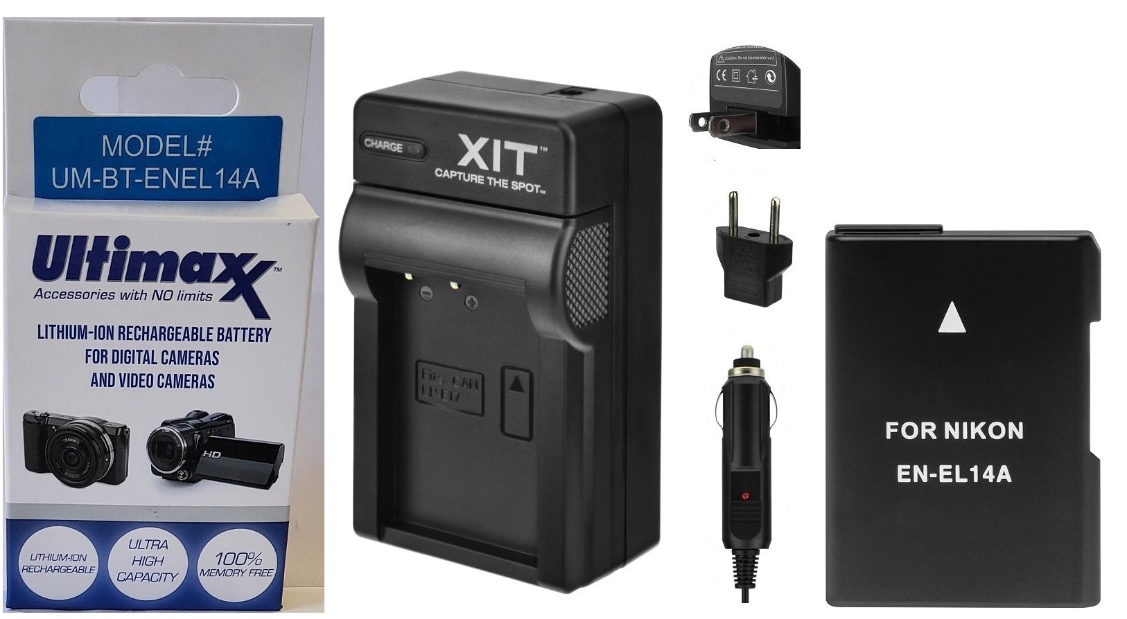 Kit 2 Batteries NB-11L Rechargeables Avec Chargeur USB LED Type-C - Pour Canon PowerShot Et IXUS