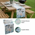 thumbnail image 5 of Ocean Turtle Table Runner - 108 Inch Long, Kitchen Dining Table Runner Dresser Scarves, Blue Coastal Coral Starfish Seagrass Farmhouse Decor for Coffee Tables Wedding Party Banquet, 5 of 8