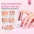 thumbnail image 3 of SAVILAND Builder Nail Gel Set: 12 Translucent Colors Castor Oil Gel Builder in a Bottle Vitamin E Hard Gel for Nails Extension Strengthener as Gifts for Women Home DIY Salon Nail Care Repair, 3 of 8