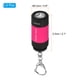 thumbnail image 2 of Uxcell 2.1" Mini Linterna LED Recargable de Llavero Carga USB 2 Paquete Rosa Brillante, 2 of 6