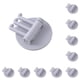 thumbnail image 2 of Bearachild Gancho adhesivo de tres ramas Gran capacidad de carga Ganchos de barra Estante colgante Soporte para llaves de baño Estantes de Gris 10piezas, 2 of 6