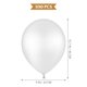 thumbnail image 1 of NUOLUX 100pcs 12 Inch Bright Color Latex Metallic Balloons (White), 1 of 5