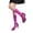 1Hot Pink239, variant on XAOFW Women's Stockings Carnival Sparkly Solid Color Mid Calf Stockings Club Party Soft Breathable Stocking