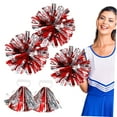 thumbnail image 4 of Raindrops Cheerleading Pom Poms with Four Finger Ring Design Made of Soft PE Material, 4 of 8