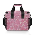 thumbnail image 2 of Cooler bag Pink Rose Floral Background 15L Insulated Lunch Bag Large Cooler Suitable for camping and picnics, 2 of 7