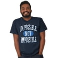 thumbnail image 4 of Possible Not Impossible Autism Aware Men's Graphic T Shirt Tees Brisco Brands S, 4 of 4