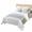Beige, variant on Bed Runner for Cal.King Size, Lemons Striped Decorative Scarf Throws for Foot of Bed, Summer Botanical Stripes Farmhouse Watercolor Luxury Bedding Protector Slipcover Bedrunners, 102 x 20 Inch