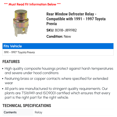 thumbnail image 2 of Rear Window Defroster Relay - Compatible with 1991 - 1997 Toyota Previa 1992 1993 1994 1995 1996, 2 of 2