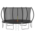 thumbnail image 4 of Trampoline For Fitness, YC 14FT trampoline Pumpkin- Standard- Black, Black Indoor Trampoline,Steel Outdoor Trampoline, Fitness & Sports, Fitness, Trampolines YC 14FT trampoline Pumpkin- Standard- Bla, 4 of 10
