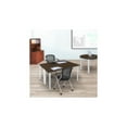 thumbnail image 2 of Regency Kee 42 x 24 in. Training Seminar Table- Neo Walnut Top, Chrome Legs, 2 of 4