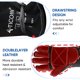 thumbnail image 2 of Guantes de soldadura TICONN 16" resistentes al calor ignífugos XL, 2 of 6