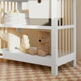 thumbnail image 4 of Graco Teddi Infant Wood Changing Table with Changing Pad, White with Driftwood, 4 of 9