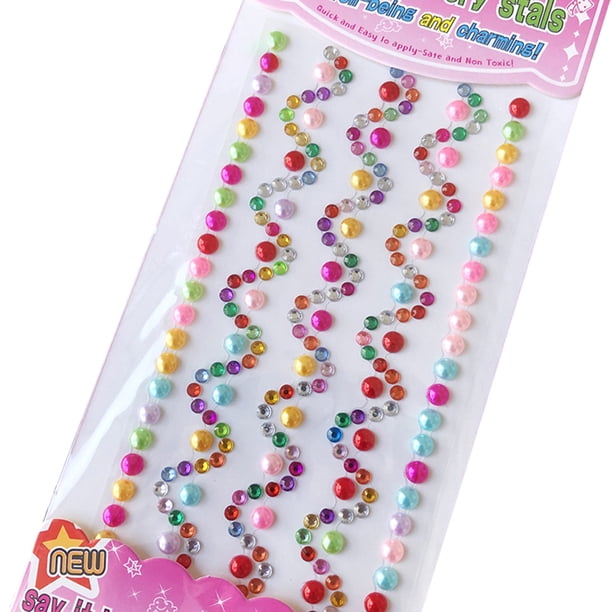 Divertidos Y Creativos DIY Pegatinas Brillantes Decorativas Los Mejores Regalos Gorras Béisbol Recompensas para Guardería Niñas