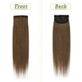 thumbnail image 2 of Extensions de Cheveux Courts et Raides à Clip 2 clips 10 Pouces #6 Brun Clair 100 % Cheveux Humains Remy Épingle à Cheveux Invisible pour Cheveux Clairsemés Ajoutant du Volume aux Cheveux Extension Moelleuse pour Femmes, 2 of 6