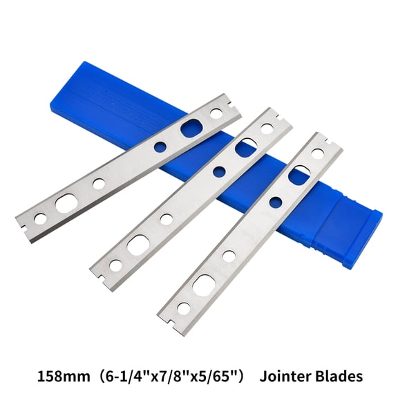 6"( 158mm) Jointer Blades Knives HSS for JET JJ-6CSDX Powermatic 54A Replace 708801DX – 3pcs