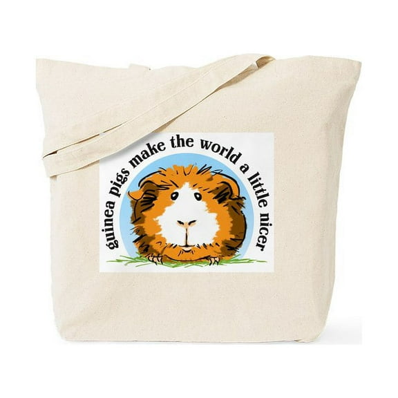 CafePress - Guinea Pigs Make The World... Tote Bag - Unisex Canvas Tote Bag, Beige, 1-Piece