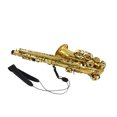 thumbnail image 3 of Saxophone Réglable Sangle de Cou en Cuir Nylon Rembourré avec Crochet, 3 of 7