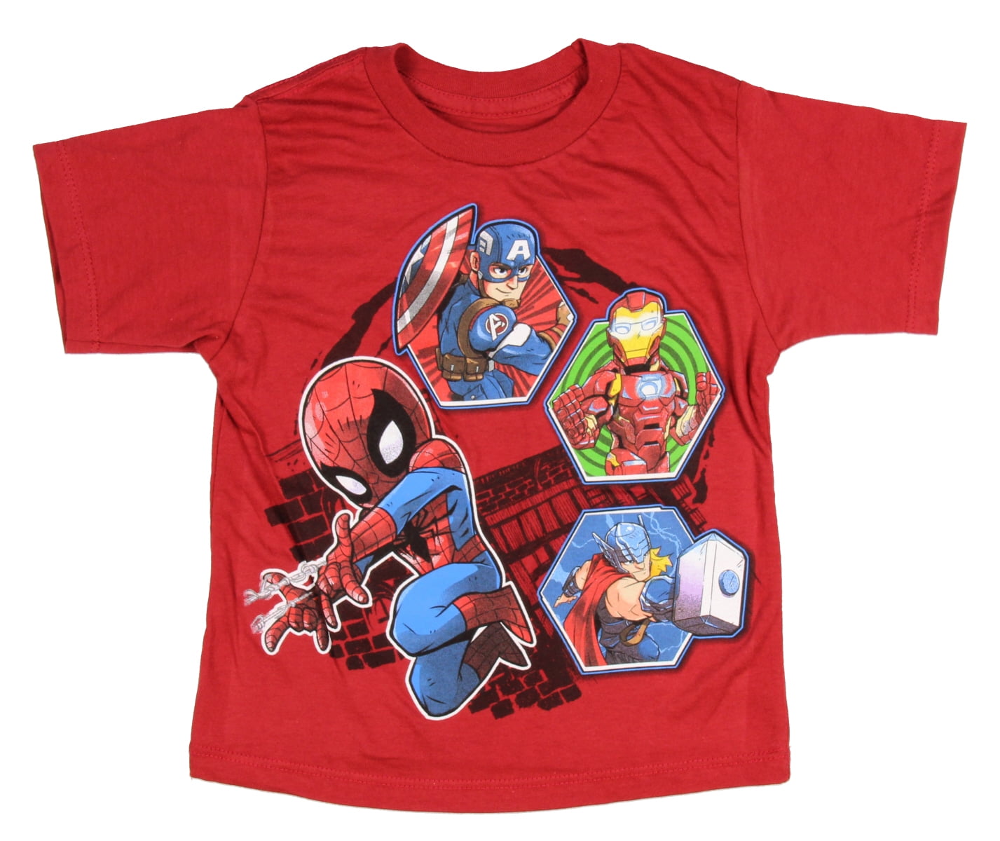 Marvel Avengers Boys' Shirt Super Hero 