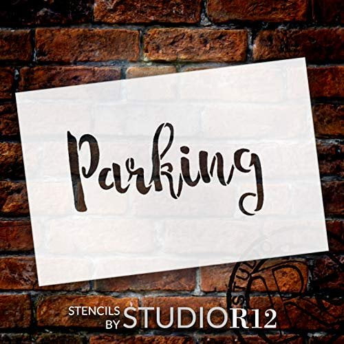 Wedding Sign Word Parking Rustic Script Stencil By Studior12 Reusable Mylar Template Use To Paint Wood Signs Pallets Pillows Diy Decor Select Size 9 X 5 Com - Diy Wedding Signs Templates Wedding Sign Word Parking Rustic Script Stencil By Studior12 Reusable Mylar Template Use To Paint Wood Signs Pallets Pillows Diy Decor Select Size 9 X 5 Com - Diy Wedding Signs Templates