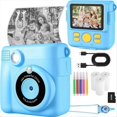 thumbnail image 3 of Cámara de Impresión Térmica Portátil Mini Regalo de Moda para Niños con Enfoque Automático Instantáneo Azul, 3 of 10