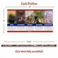 thumbnail image 3 of US History Time Line Poster bulletin board set, 11 charts pack Laminated thick 3 mil (12x24) Young N Refined, 3 of 5