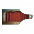 thumbnail image 1 of Theatre Cutting Board, Show Stage with Classic Curtains Wooden Plank Floors Digital Illustration Print, Decorative Tempered Glass Cutting and Serving Board, in 3 Sizes, by Ambesonne, 1 of 2