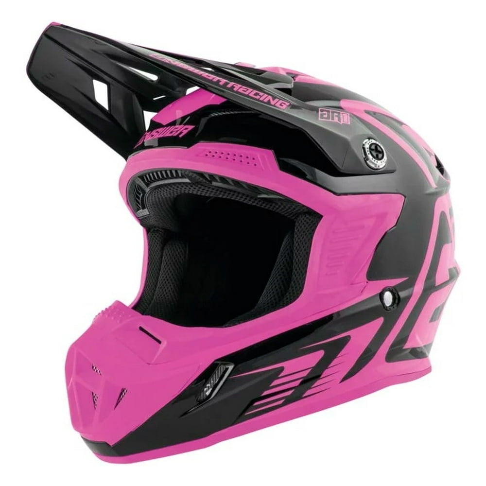 Answer Racing 2019 Womens AR1 Edge Helmet - Flo Pink/Black - X-Large ...