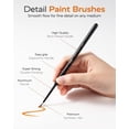 thumbnail image 4 of JusArt 24-Piece Detail Paint Brush Set, Miniature Paint Brushes for Models, Acrylic Oil Watercolor, Professional Fine Detail Brushes for Adults & Miniature Painters, 4 of 7