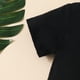 thumbnail image 2 of Gibobby Camisas Para Niños Elegantes Camisa para niños pequeños Manga corta Color sólido Bolsillo Niños Niñas Camisa Tops Outwear Moda(Negro, 5-6 Años), 2 of 5