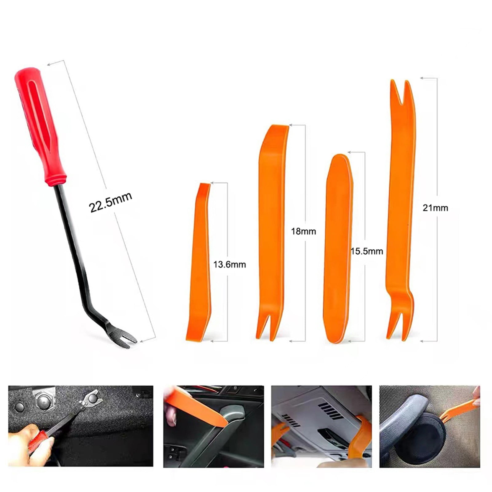 725Xcar Bumper Clips Set Push Pin Rivet Bumper Door Trim Panel Retainer Fastener