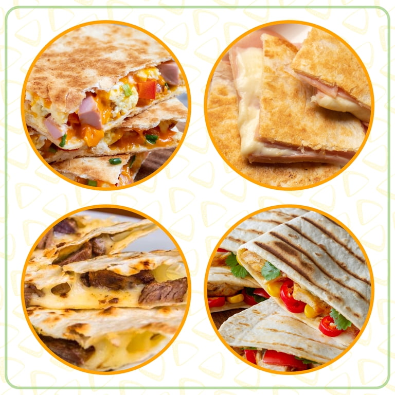 Taco Tuesday Double Quesadilla Maker Station with 5-Inch Cooking