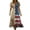 Navy, variant on 250th Anniversary USA Dress Women Summer V Neck Sleeveless Vest Pockets American Flag Loose for Beach BBQ,Royal Blue M