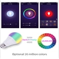 thumbnail image 5 of Edgergery 2Pcs WiFi Smart Bulb And Home Assistant Voice Control RGBCW Dimming Color 9W 850LM A19 Bulb, 5 of 5