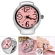 thumbnail image 4 of 8 Colores Moda Mujeres Hombres Reloj de Anillo Analógico de Cuarzo Único Conveniente Adecuado Casual Citas Fiesta Uso Diario Mano de Obra Exquisita Aspecto Elegante, 4 of 7