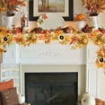 thumbnail image 6 of Taotanxi Fall Decorations5.9Ft Fall Garland for Mantle, Lifelike Pumpkins Pinecones Berries Maple Leaves for Home Table Party Outdoor Thanksgiving Decor, 6 of 7