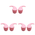 thumbnail image 1 of Tapones para Los Oídos Silicona Nadar Impermeables Con Succión Ruido Dormir () Rojo Y Rosa, 1 of 3
