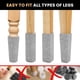 thumbnail image 2 of 20 protectores de calcetines para patas de silla, color gris, de primera calidad, para pisos de madera dura, no se caen fácilmente, muy fáciles de poner, para todas las formas de patas, 2 of 5