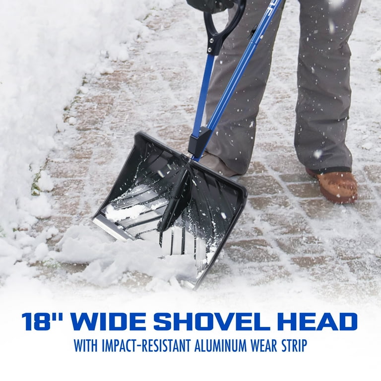 Snow Joe 18-inch Blade Shovelution Strain-Reducing Snow Shovel