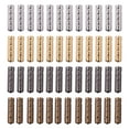 thumbnail image 1 of Supvox 80pcs DIY Shoelace Tips Head Repair Shoe Lace Tips Metal Aglet Shoelace Replacement Ends, 1 of 8