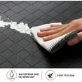 thumbnail image 2 of Homieway Kitchen Mat for Floor, Anti Fatigue Memory Foam Rug, Waterproof PVC Padded Comfort Mat for Kitchen Sink, Laundry Room, Office, 17"x59", Black, 2 of 6