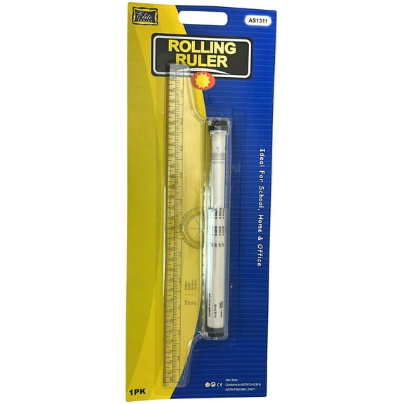 Rolling Ruler for Curved and Straight Lines: 1CT