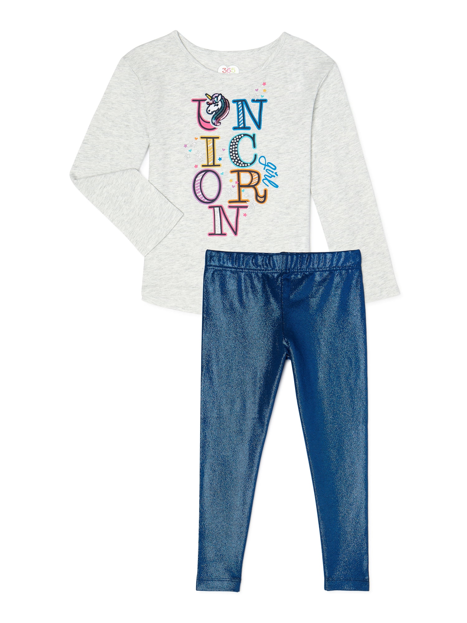 365 Kids From Garanimals Girls Mix & Match Kid-Pack Gift Box, 8-Piece Outfit Set, Sizes 4-10