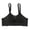 Black, variant on Ohufall Tube Top Bra for Women Mesh Wirefree Lightweight Bras Seamless Comfort Everyday Bras
