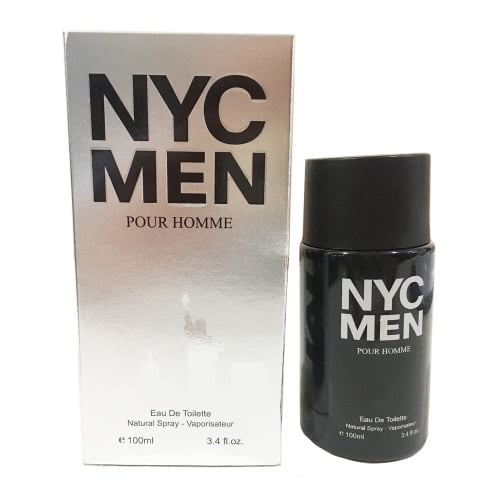 NYC Men Cologne for Men Eau De Toilette Natural Spray Masculine Scent, 3.4 Fl Oz