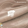 thumbnail image 5 of Exclusivo Mezcla Flannel Fleece Velvet Plush Throw Blanket - 40" x 50"(Camel), 5 of 8