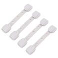 thumbnail image 2 of cerraduras de seguridad ajustables para cajones y refrigeradores, a prueba de bebés, para muebles, cocinas y hornos, color gris., 2 of 14