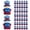 B, variant on 50Pcs Mini Patriotic Gnome Ornaments, 4th of July Independence Day Resin Figurines, Red White Blue Table Centerpieces for Veterans Day Decor