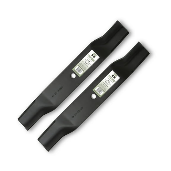 Terre Products, 2 Pack Hi Lift Lawn Mower Blades, 38 Inch Deck, Replacement for John Deere AM137324, M153118, M84472, M83459, AM100991, AM141041