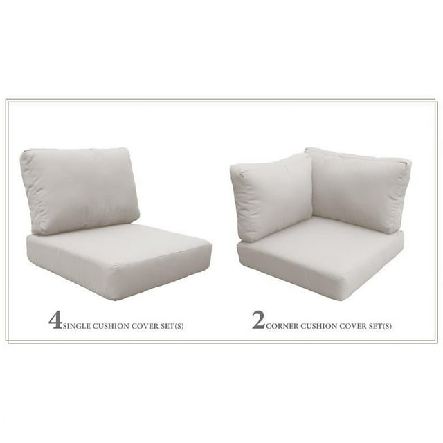Coussin Dossier Haut pour VENICE-07c en Beige