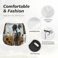 thumbnail image 4 of Hirioo Sunflower Butterfly Skull for Women's Double Layer Athletic Shorts High-Performance Gym Shorts with Inner Pocket, Elastic Waistband-X-Large, 4 of 7